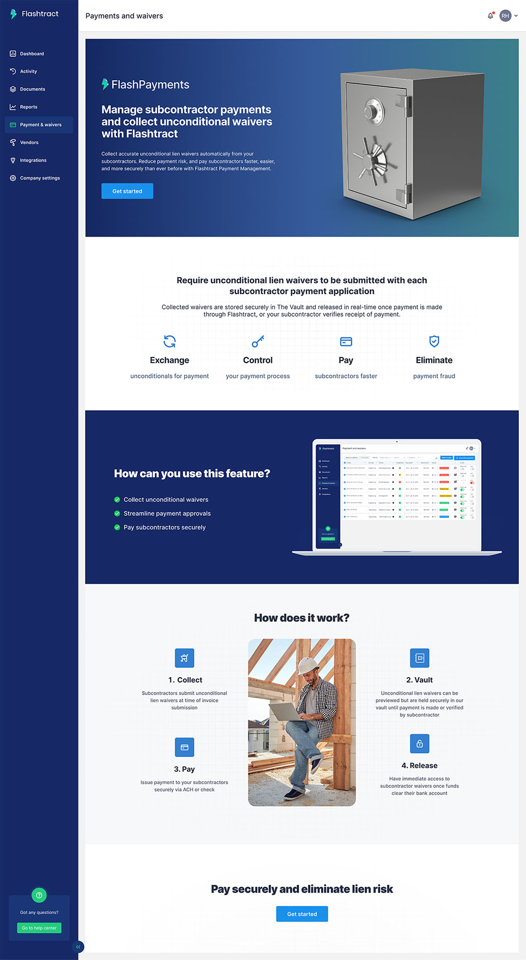 Flashpay marketing site